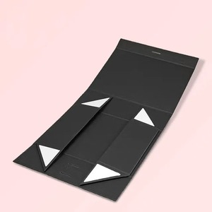 Luxury magnetic closure <b>foldable</b> cardboard gift <b>box</b> packaging coated paper <b>box</b> can be customized according to needs - Product Image 2