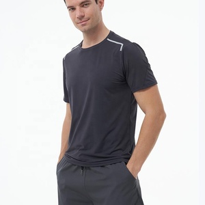 Janya High Quality Quick Dry Reflect Gym <b>Shirt</b> for <b>Men</b> Short Sleeve Ice <b>Silk</b> Jersey Print Sportswear Breathable Running - Product Image 5
