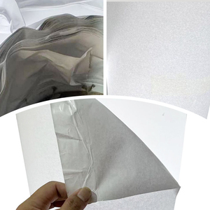 Rotolo di pellicola in PVC autoadesivo di alta qualità copriparalume bianco moderno <span class=keywords><strong>tessuto</strong></span> pergamena trasparente per coperture leggere - Product Image 3