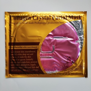 Großhandel Anti Aging Gesichts blatt Masken 24 Karat Gold Kollagen Kristall Gesichts maske - Product Image 3