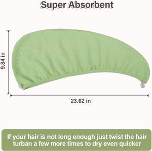 Gorro de Ducha Absorbente para Secar el Cabello, Gorro de Baño de Microfibra, Toalla para Secar el Cabello, para <span class=keywords><strong>Mujer</strong></span> - Product Image 4