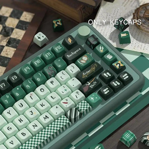 Cherry/Mda/M-OA Profiel Slytherin Keycap Dye Sublimatie 112/138/158 Toetsen Voor 61/64/68/84/87/96/104/108 Mechanisch Toetsenbord - Product Image 4