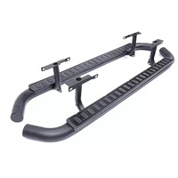 Marchepieds latéraux classiques noirs pour Defender 90 110 2003-2016 - Accessoires extérieurs