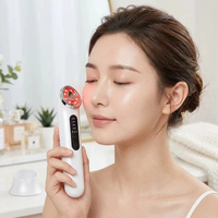 Appareil de soin de la peau, rouleau facial vibrant, lifting du visage et du cou, microcourant sans fil, outil de massage facial pour les gonflements