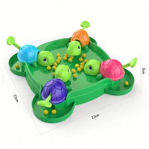Jeu de société éducatif pour enfants Hot Turtle Eating Bean Toy, jeu de table interactif parent-enfant - Product Image 1