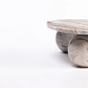 Modern Rectangular Sawar <b>Marble</b> Coffee <b>Table</b> Handmade Coffee <b>Table</b> with Easy Assembly-Living Room Furniture - Product Image 4