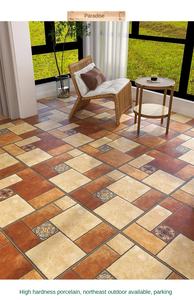 Carreaux de céramique en porcelaine pour extérieur rétro pastoral campagnard américain antique anti-dérapant antigel pour balcon cour chambre moderne - Product Image 5