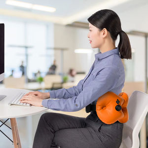 यात्रा के लिए प्रेस इंफ्लेटेबल लंबर तकिया कार्यालय की कुर्सी कार लुम्बर कुशन को निर्माता द्वारा अनुकूलित किया जाना चाहिए। - Product Image 1