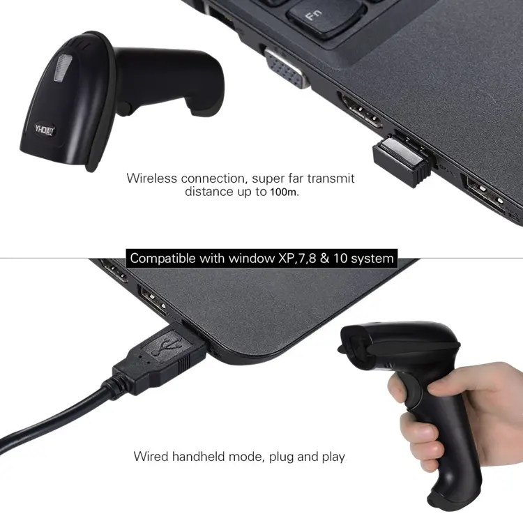 OEM Factory Barcode Scanners 1D Code Handheld Barcode Scanner Mobile Payment Bar Code Reader for Android IOS