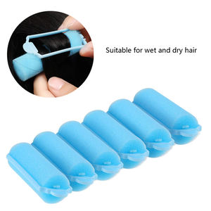 Venta al por mayor 12 Uds amarillo azul Rosa pelo herramientas rodillo de pelo rizador de <span class=keywords><strong>espuma</strong></span> rodillo de esponja para cabello salón de peluquería - Product Image 4