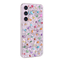 Nouvelle tendance pour Samsung pour Galaxy S24 étuis de téléphone luxe strass Transparent TPU y PC pour Sumsung s23 Plus s22plus étui