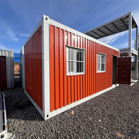 Maison conteneur préfabriquée à faible coût et construction rapide, bâtiment modulaire portable pour bureau, dortoir, stockage