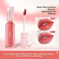 Brillo Labial Líquido con Efecto Niebla de Agua, Certificado por BPOM y HALAL, Hecho en Indonesia, Larga Duración, Doble Textura, para Maquillaje Diario