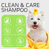 Shampooing pour animaux de compagnie Hydrater et faire briller Manteaux PH équilibré pour chiens et chats Calme et lisse Démangeaisons Peau irritée MOOYAM Shampooing pour animaux de compagnie