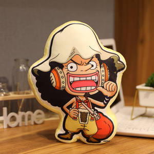 9 Styles 30CM Oreiller en peluche Anime <span class=keywords><strong>Luffy</strong></span> Zoro Nami Doux et confortable Coussin <span class=keywords><strong>de</strong></span> dossier Décoration <span class=keywords><strong>de</strong></span> la maison Cadeaux Jouet en peluche Anime - Product Image 5