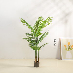 Nuevo Diseño de Decoraciones Navideñas, Planta Artificial en Maceta, Árbol de Palma de Madagascar - Product Image 4