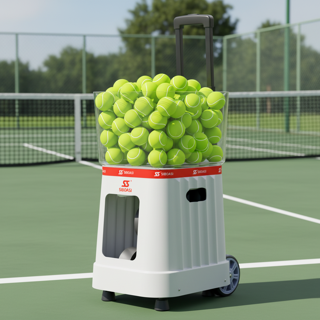 SIBOASI Yeni ve Popüler T7 Otomatik Taşınabilir Tenis Topu Makinesi Uzaktan Kumandalı Profesyonel Oyuncular İçin Tenis Antrenman Makinesi****^^^^ https://www.siboasi.com