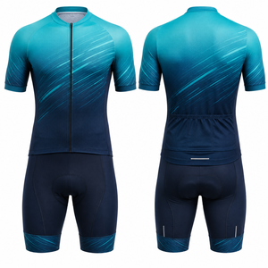 Wholesale OEM Custom Cycling Jersey Ironman Triathlon Suit Set Breathable Quick Dry Mountain Bike Jersey Clothes For Men Women