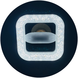 180Mm Hình Vuông Phòng Khách Sạn Văn Phòng <span class=keywords><strong>18W</strong></span> 24W Bóng Đèn Chiếu Sáng Lịch Thi Đấu E27 Trần Đèn Pha Lê Ánh Sáng Aurora Ánh Sáng - Product Image 4