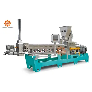 Automatic customizable double screw food extruder extrusion machine