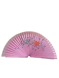 Wholesale Traditional Spanish Solid Color Bamboo Hand Fan Carved Angel Design Classic Cartoon Eco-Friendly Halloween Promotion - Product Image 3