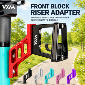 Soporte Elevador Delantero para Bicicleta Plegable VXM, Adaptador de Bloque Delantero de Aleación CNC con Tornillos M5/M6, Compatible con la Mayoría de las Bicicletas Plegables - Product Image 1