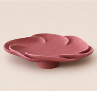 Plateau à fruits en céramique sculpturale, grand bol décoratif ondulé, ensemble de plateaux pour table basse, table à manger, comptoir de cuisine, décoration intérieure