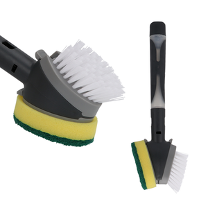 Mastume <span class=keywords><strong>mars</strong></span> Expo — brosse à vaisselle intelligente, distributeur <span class=keywords><strong>de</strong></span> savon, éponge remplaçable, nettoyage à double tête, nouveau design - Product Image 5