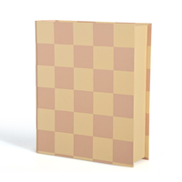 Boîte cadeau recyclable en forme de livre en carton papier magnétique imprimé avec logo design personnalisé