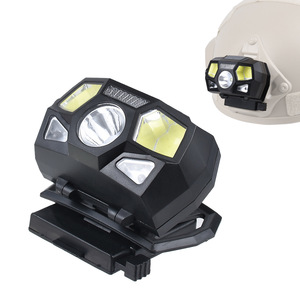 MotionSense <b>USB</b> Rechargeable LED Headlamp with White Red <b>Light</b> for Outdoor Camping <b>Night</b> Activities Lightweight Headlight - Product Image 1