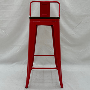 Bán Buôn Nhà Máy Phía Trước Bàn Sắt Cao Thanh Phân Với Gỗ Hội Đồng Quản Trị Mỹ Cao Trở Lại Ghế Kim Loại Sắt Retro Cafe Thanh Ghế - Product Image 4