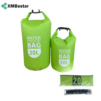Bolsa Impermeable Transparente de 20L con Ventana, Bolsa Seca Enrollable a Prueba de Fugas de 190T para Playa, Natación y Deportes Acuáticos