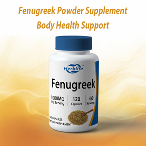 Capsules de graines de fenugrec OEM/ODM, 1000 mg par portion - Sans gluten, non-OGM, soutien immunitaire - Product Image 3
