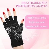 Protection professionnelle pour manucure Nail Art soins de la peau gant sans doigts protéger les gants de Protection Anti UV pour lampe à ongles Gel