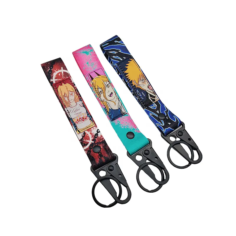 Handgelenk Lanyard Schlüssel anhänger Niedlicher Armband riemen Anime Schlüssel bund halter Autos chl üssel riemen Für ID-Abzeichen Karte Brieftasche Telefon kamera