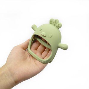 Juguete de Silicona de Grado Alimenticio para Bebés de 0 a 24 Meses, Anti-mordeduras, con Forma de Hongo Pequeño, para Calmar y Masticar - Product Image 1
