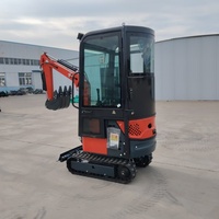 Mini-excavatrice Catapiller de fabrication chinoise, 1 tonne, mobile, multi-usages, en vente