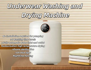 เครื่องซักผ้าขนาดเล็กแบบพกพา อัตโนมัติเต็มรูปแบบ สำหรับซักชุดชั้นในและถุงเท้า ใช้ได้ทั้งในบ้านและในรถยนต์ - Product Image 6