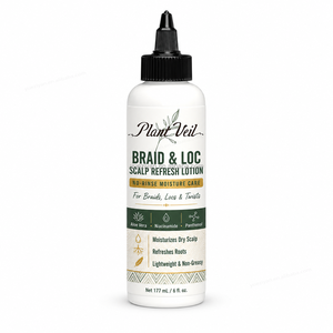 Sérum Rafraîchissant Sans Rinçage au Miel, Biotine et Hamamélis pour Tresses, Twists et Locs – Soin du Cuir Chevelu Marque Blanche - Product Image 1