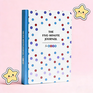 Carnets de Journal intime personnalisé avec Logo, pour enfants, couverture rigide, signature, Simple, guide quotidien, Journal de détente de 5 minutes - Product Image 1