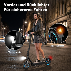 Deutsche Lagerbestande Vor Ort Bulk Order ABE Elektroroller,klappbarer Erwachsenen E Scooter,250W Nabenmotor,10 Zoll Rad,20 km/h - Product Image 3