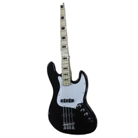 Weifang Rebon 4 String JB Electric Bass Guitar in Black Colour