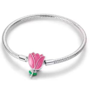 Bracelet de charme classique tendance en argent tibétain plaqué or, avec perle, cœur, araignée, zircon, thème œil du diable et bouddhisme, pour femme, bijoux de fête DIY - Product Image 3