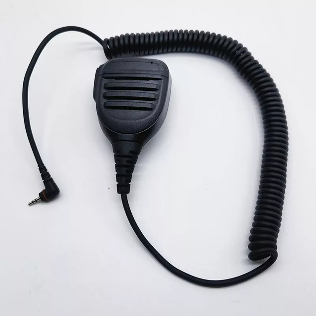 Factory Hot Sale Wired Walkie Talkie Hand Mic, Noise Cancelling PTT Shoulder Speaker Microphone for Two Way Radio waterproof
