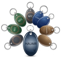 Carte RFID personnalisée en époxy sans contact, carte-clé en cristal pour contrôle d'accès, patrouille, présence et campus