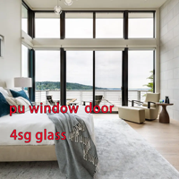 Proveedor de Ventanas de PU, Perfiles Compuestos de GFRPU de Alta Resistencia, Estabilizados a los Rayos UV, para Marcos de Puertas y Ventanas Exteriores de Apartamentos