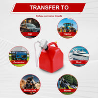 Bomba de Aceite Portátil, de Plástico, Autocebante, Operada con Batería, para Estaciones de Servicio, Reparación de Automóviles y Servicio de Gasolina, TOUKOO