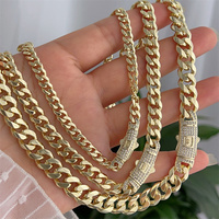 Collier artisanal plaqué cuivre or 18 carats avec zircon motif dollar, luxe léger classique, vente en gros transfrontalière