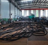 Tuyaux en caoutchouc pour air et eau de 1/4 à 2 pouces avec tressage en fibre de polyester personnalisable en stock pour l'irrigation agricole