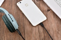 Câble audio numérique pour téléphone portable Micro USB vers prise jack 3,5 mm pour enregistrement de chansons et microphone